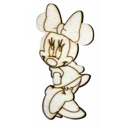 O37 Minnie Mouse Paket Süs Ahşap Obje