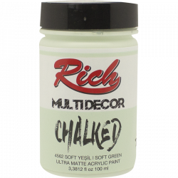 Rich Multi Decor Chalked Akrilik Boya 100 cc Soft Yeşil 4562