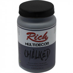 Rich Multi Decor Chalked Akrilik Boya 250 cc İs Siyah 4576