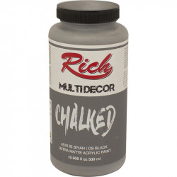 Rich Multi Decor Chalked Akrilik Boya 500 cc İs Siyah 4576