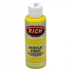 Rich Akrilik Boya 120 cc Güneş Sarı 113