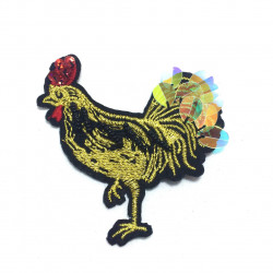 Dikme Pullu Boncuklu Horoz Patch