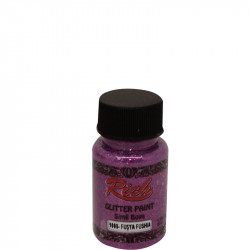 Rich Simli Boya Glitter Paint 50 cc Fuşya 9008