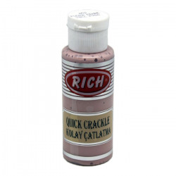 Rich Kolay Çatlatma Quick Crackle 60 ml Pudra Pembe
