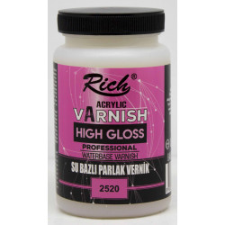 Rich Parlak Vernik Su Bazlı High Gloss 250 cc