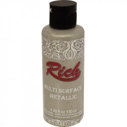 Rich Multi Surface Metalik Boya 130 cc Antik Gümüş 6508