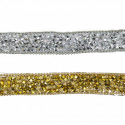 Kristal Taşlı Yapıştırma Şerit 1,5 cm