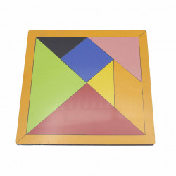Tangram Zeka Oyunu 17x17 cm