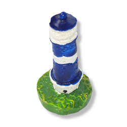Minyatür Deniz Feneri Mavi