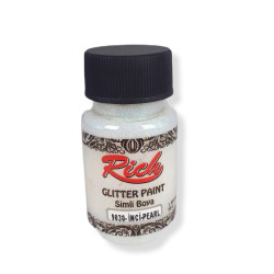 Rich Simli Boya Glitter Paint 50 cc İnci 9030