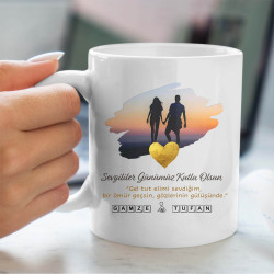 Sevgililer Günü Kutlu Olsun Kupa Bardak