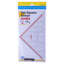 Geodirect Üçgen Cetvel 32cm 45°