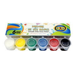 Parmak ve Yüz Boyası 6 x 25 ml