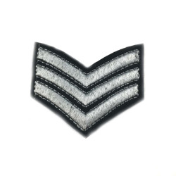 Yapıştırma Simli Gümüş Askeri Arma