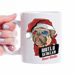 Köpek Temalı Mutlu Seneler Kupa Bardak