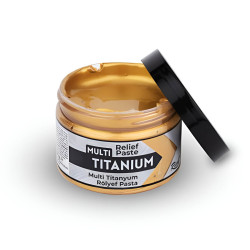 Rich Titanyum Rölyef Pasta 150 cc Antik Altın 5516
