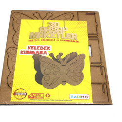 Ahşap Maket Kumbara Kelebek