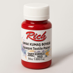 Rich Kumaş Boyası Opak 50 cc Kırmızı
