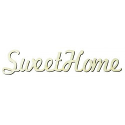 Y11 Sweet Home Yazısı Ahşap Obje